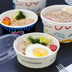 Customizable Recyclable Paper Salad Bowl