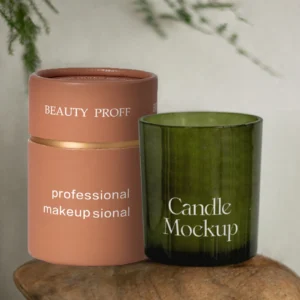 Recyclable Kraft Candle Paper Tube Packaging